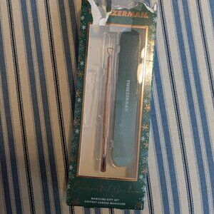 2 For $5! NIP! Tweezerman Cuticle Pusher and Nail File Set